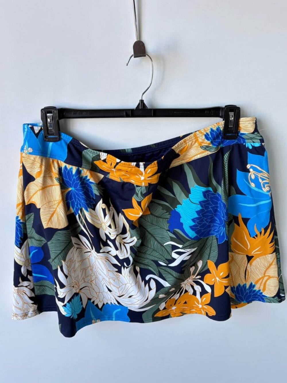 Lands' End Swim Skirt Womens 20W Swim Bottom Built In Brief Lined